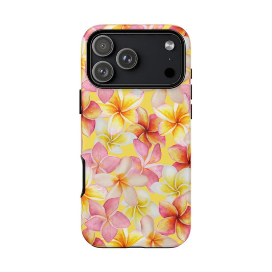 Plumerias Yellow Phone Case