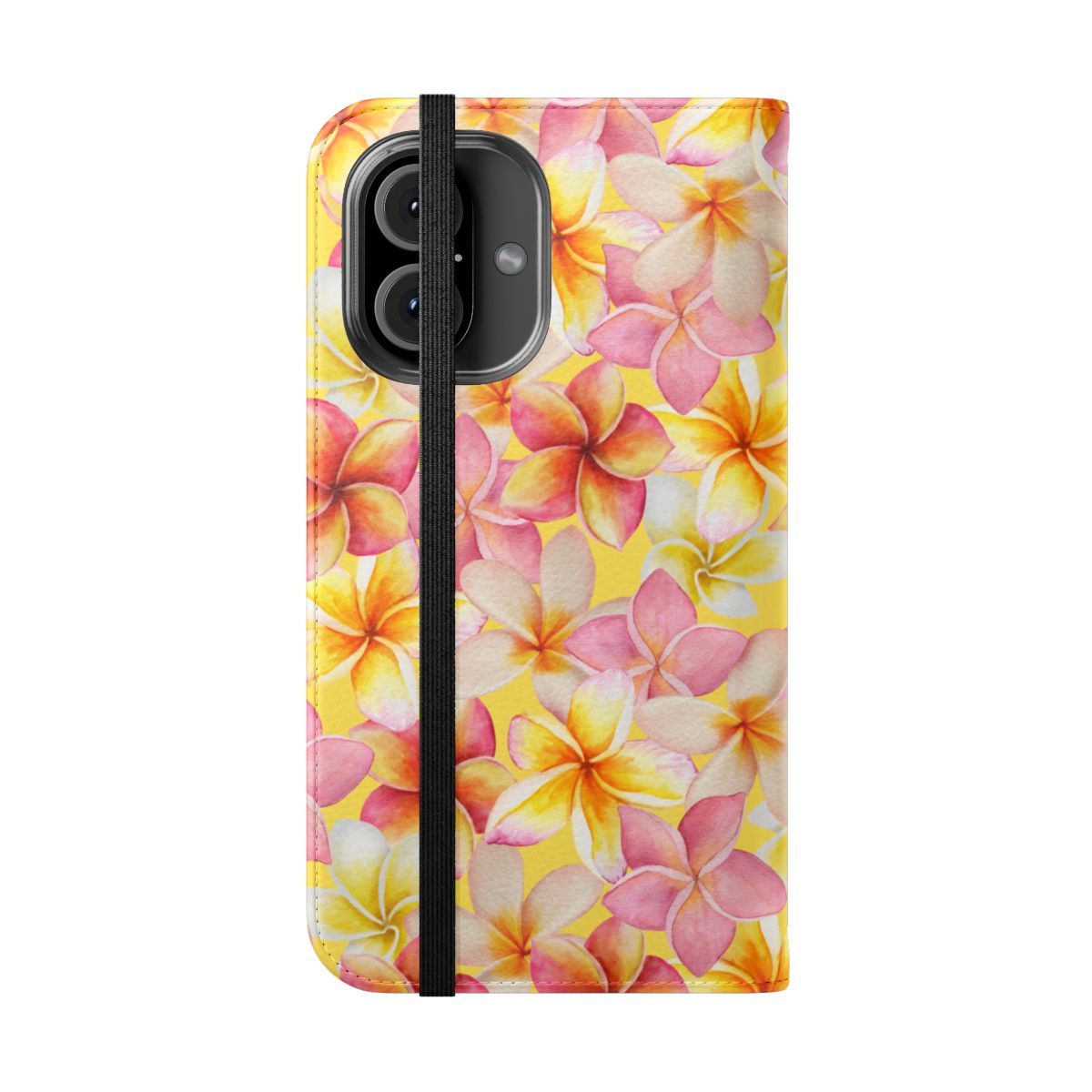 Plumerias Yellow Wallet Case