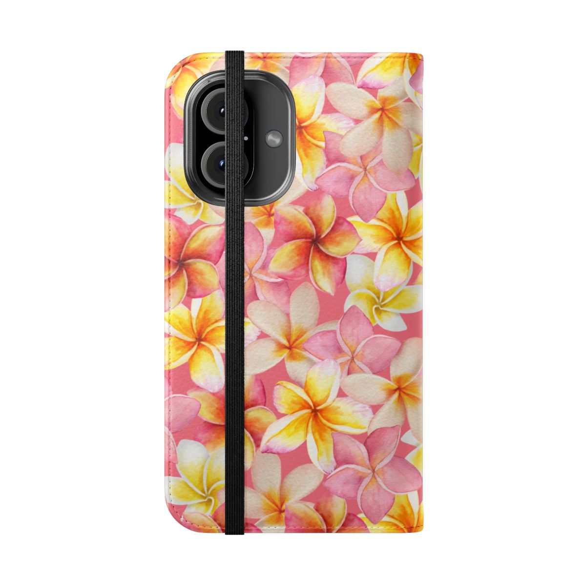 Plumerias Pink Wallet Case