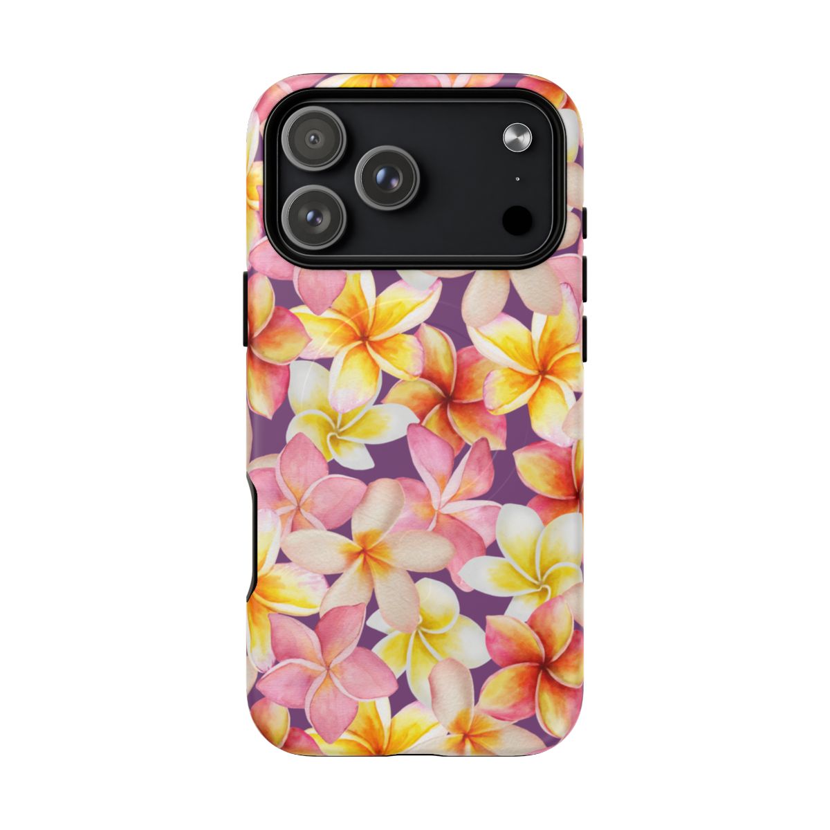 Plumerias Purple Magsafe Case