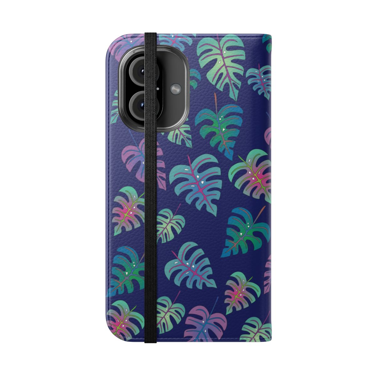 Kawaii Monstera Wallet Case