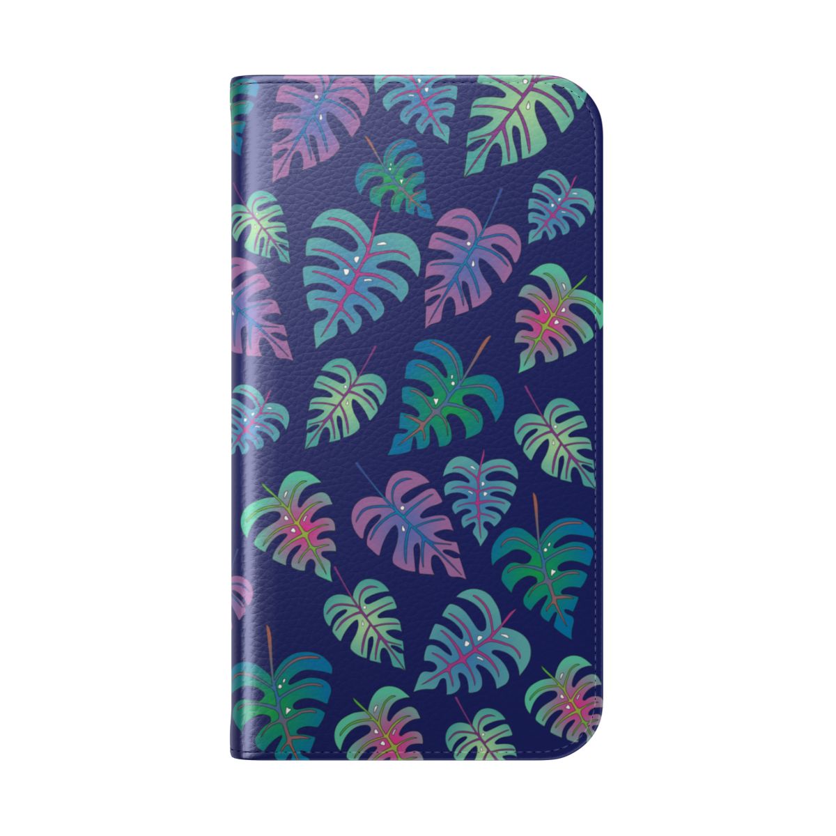 Kawaii Monstera Wallet Case