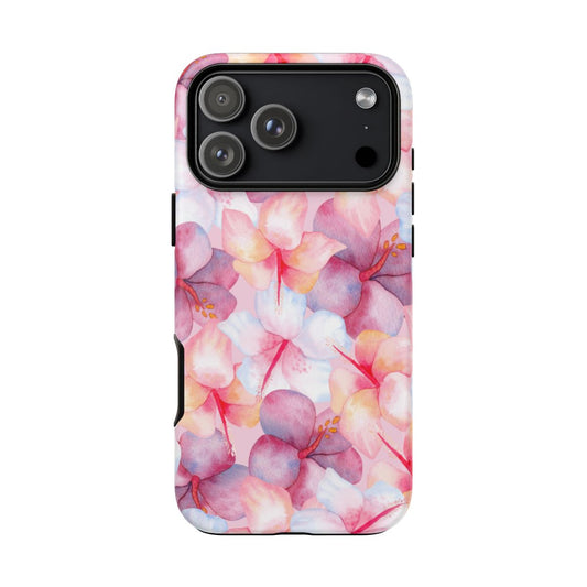 Watercolor Hibiscus Phone Case