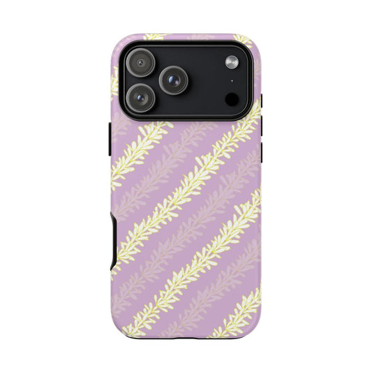 Pikake Lei Purple Phone Case