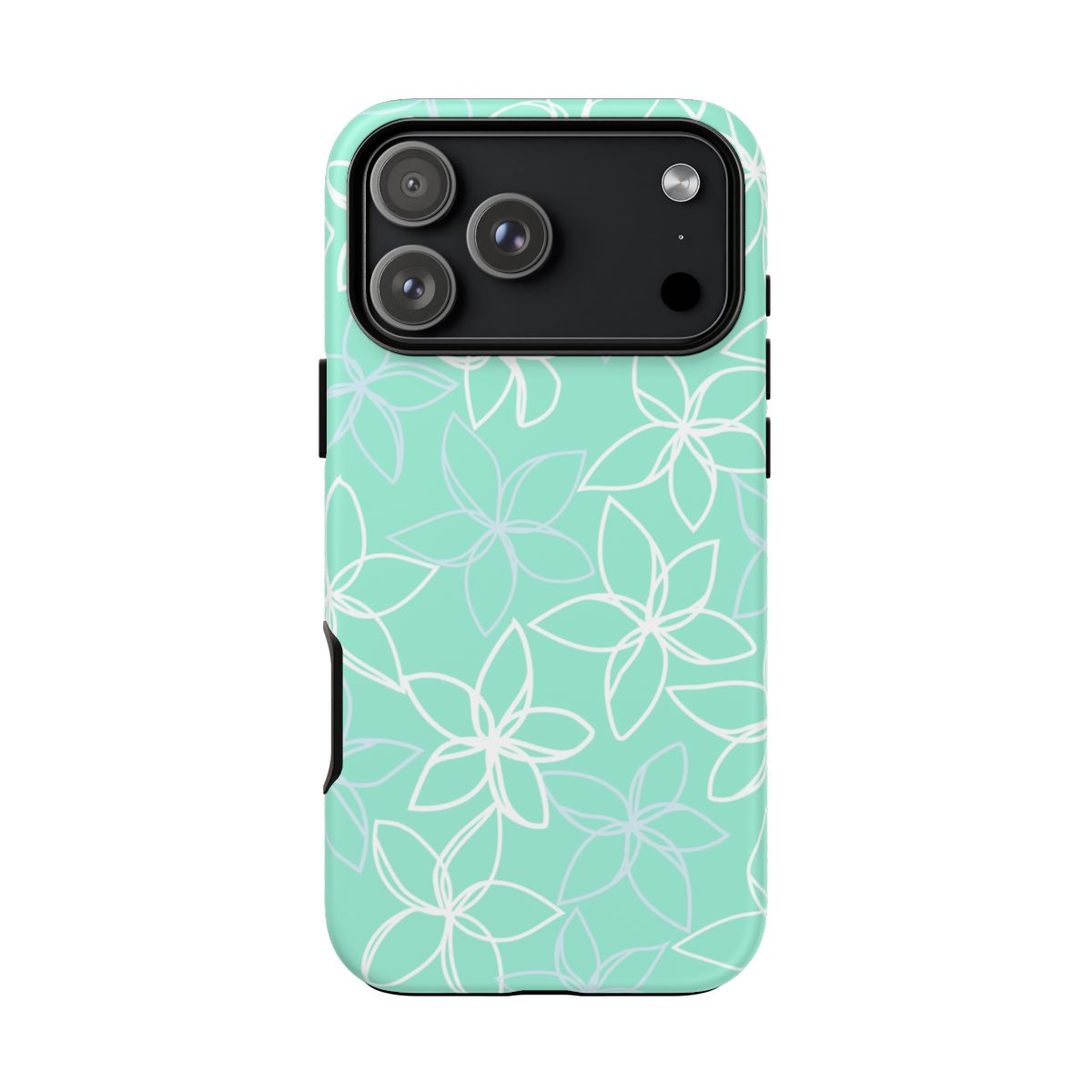 Plumeria Doodles Mint Phone Case