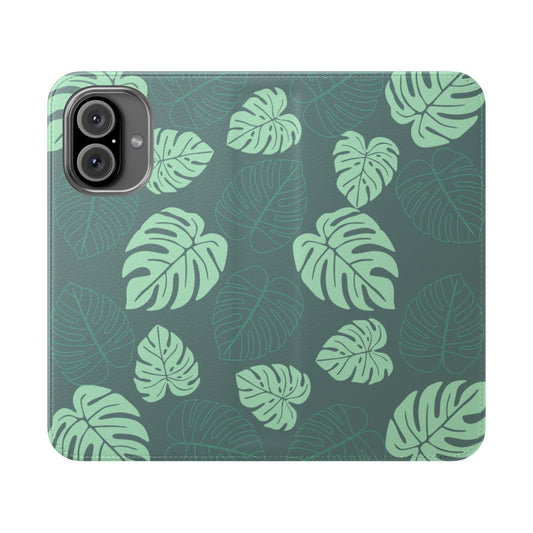 Monstera Mixed Greens Wallet Case