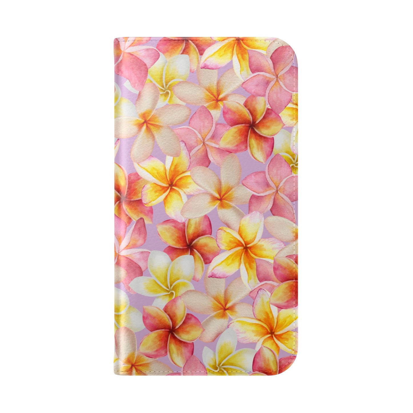 Plumerias Lilac Wallet Case