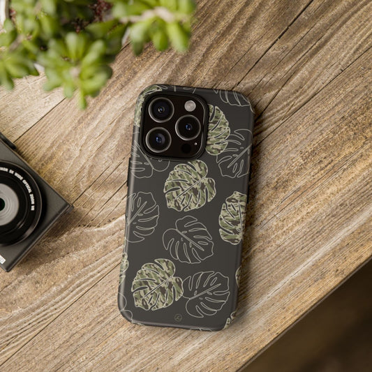 Camo Monstera Phone Case