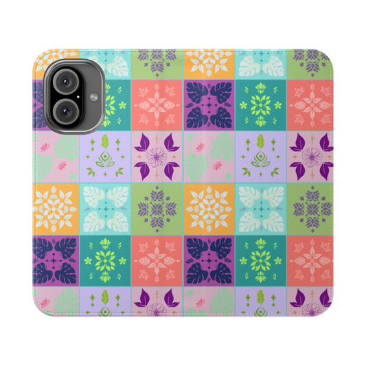 Hawaiian Quilt Wallet Case