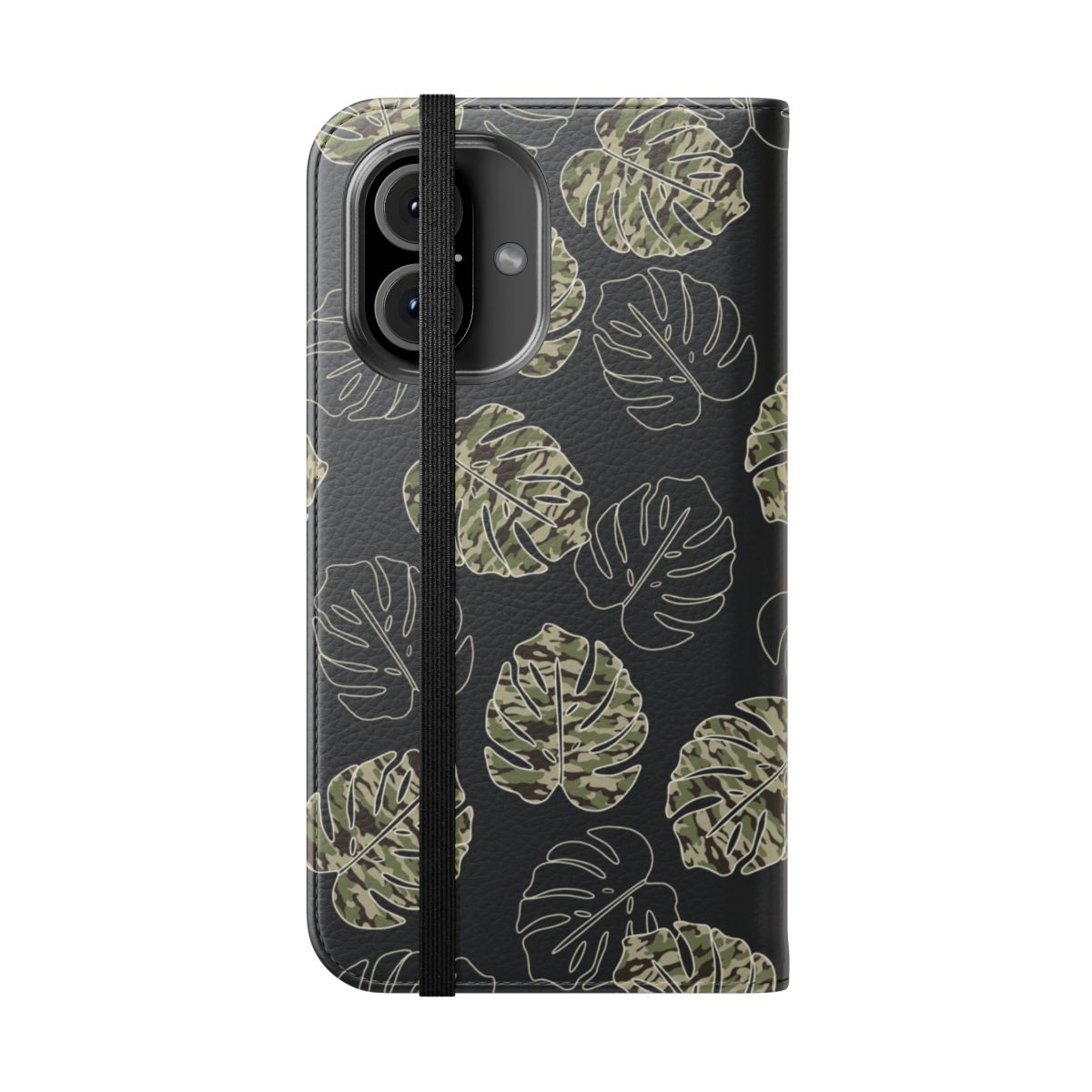 Camo Monstera Wallet Case