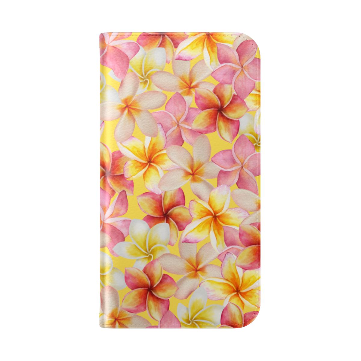 Plumerias Yellow Wallet Case