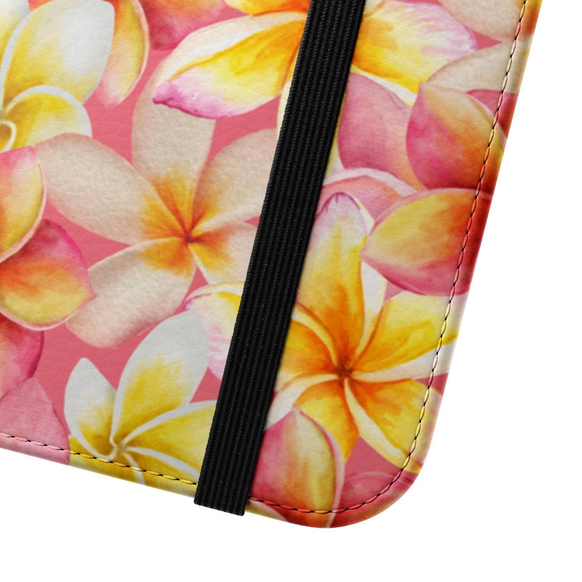 Plumerias Pink Wallet Case