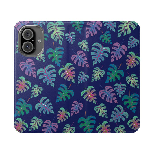 Kawaii Monstera Wallet Case
