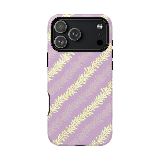Pikake Lei Purple Magsafe Case