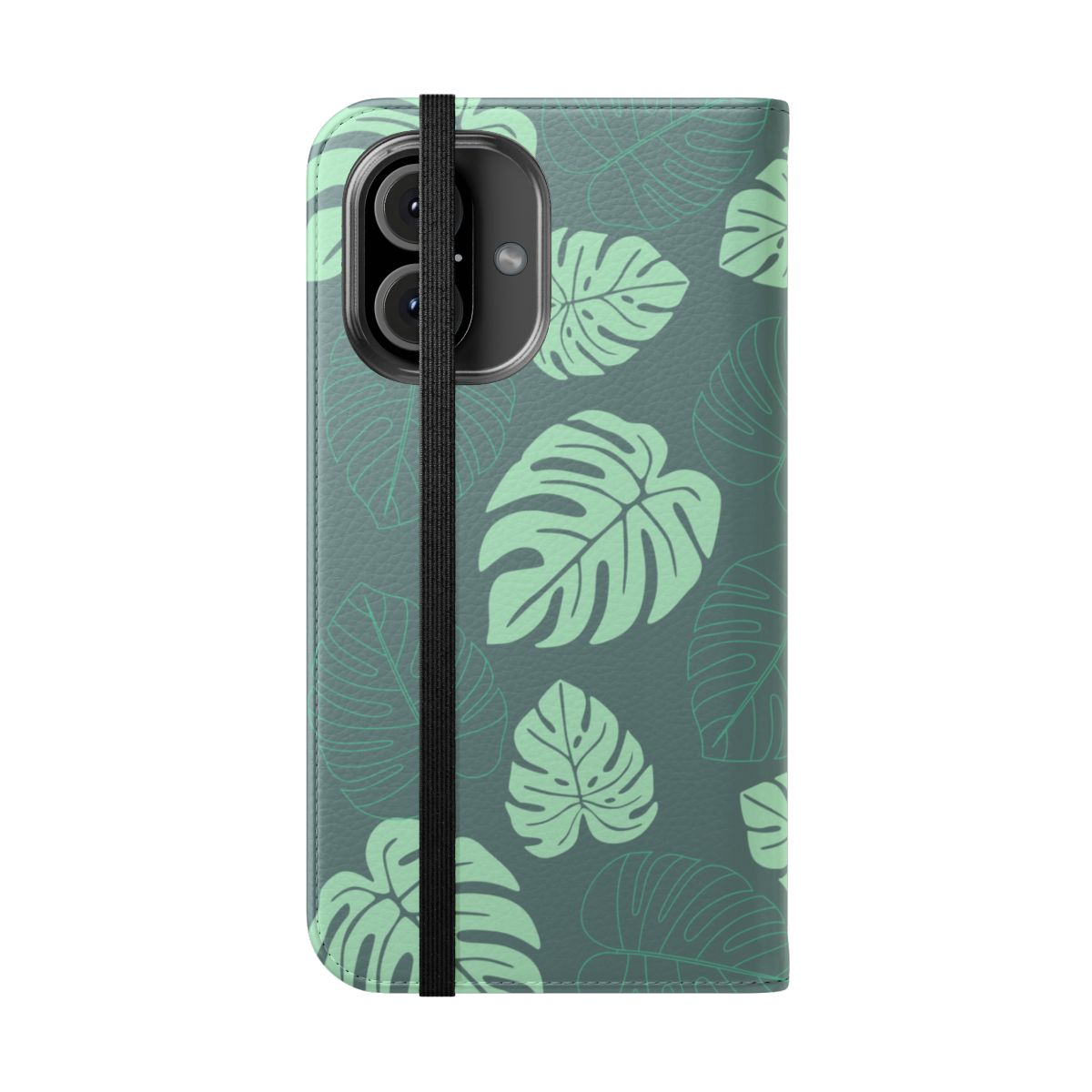 Monstera Mixed Greens Wallet Case