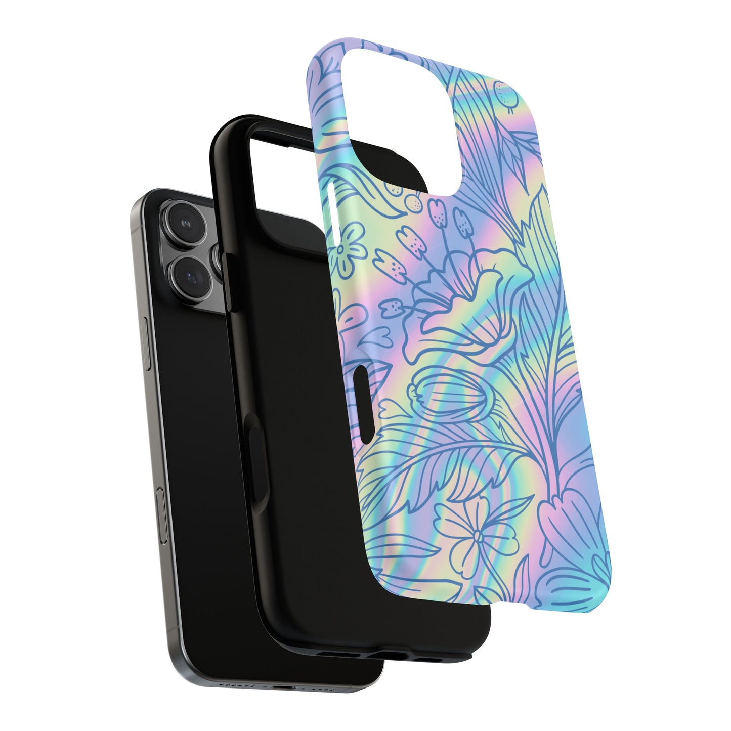 Iridescent Floral Magsafe Case